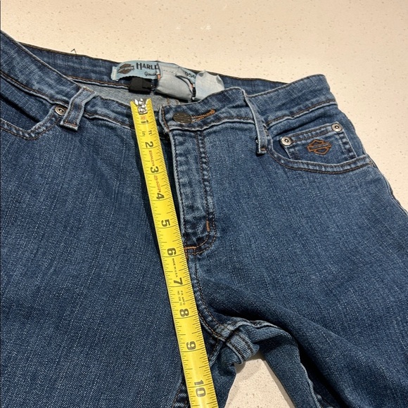 Harley Davidson Dark Wash Boot Cut Jeans Size 6P - Picture 3 of 14